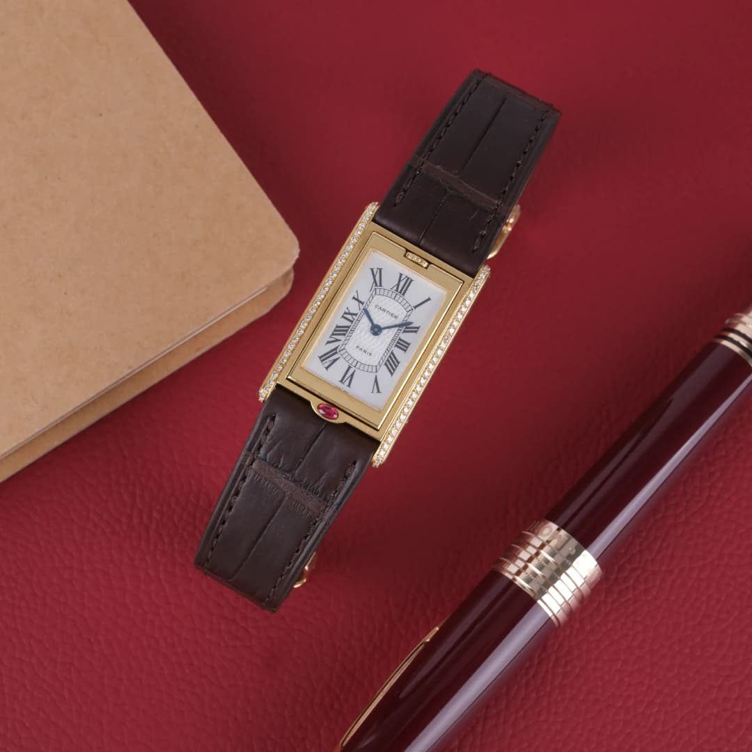 Cartier tank basculante 150th anniversary